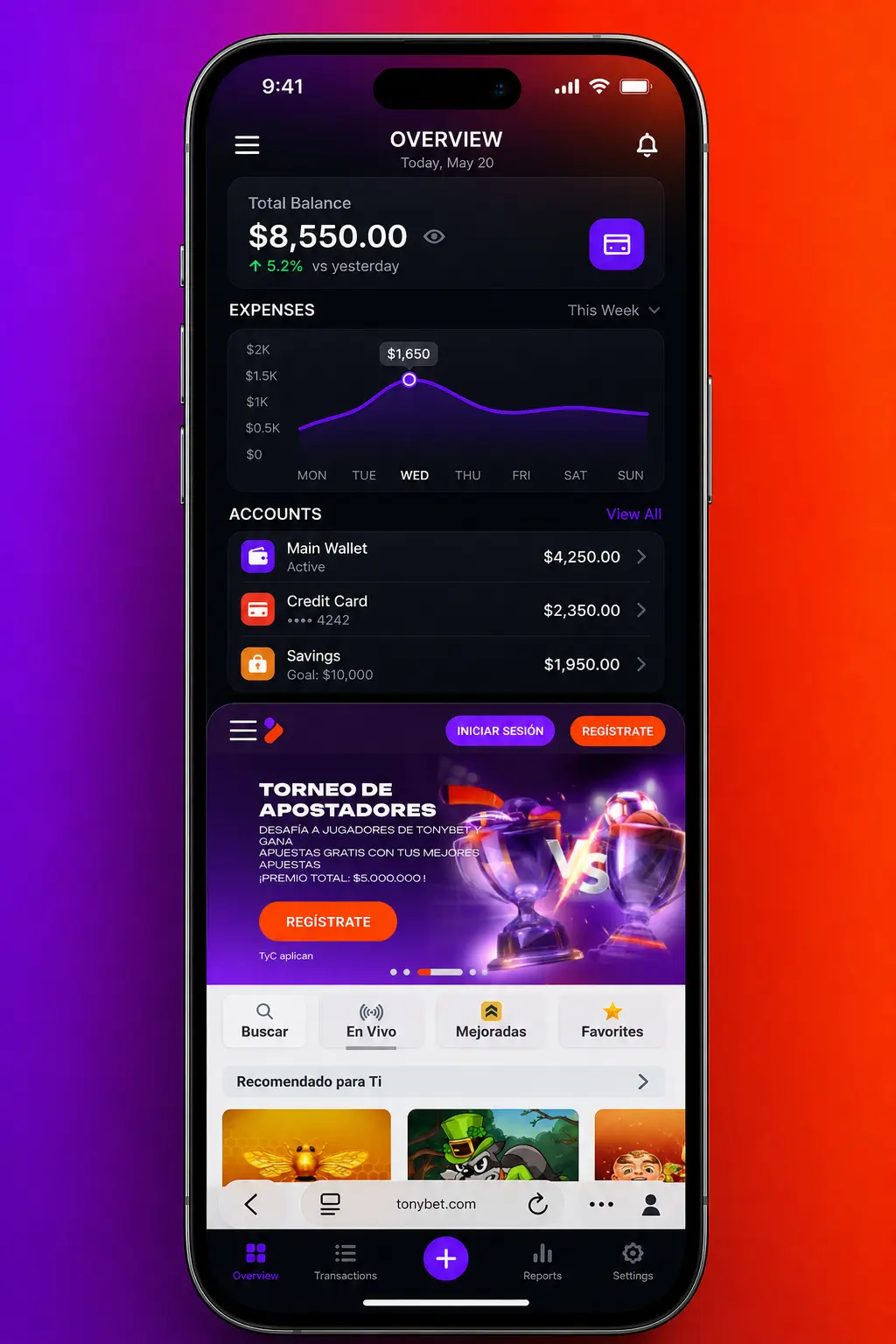Pasos para descargar e instalar la app de Tonybet en iOS desde la configuración del dispositivo.
