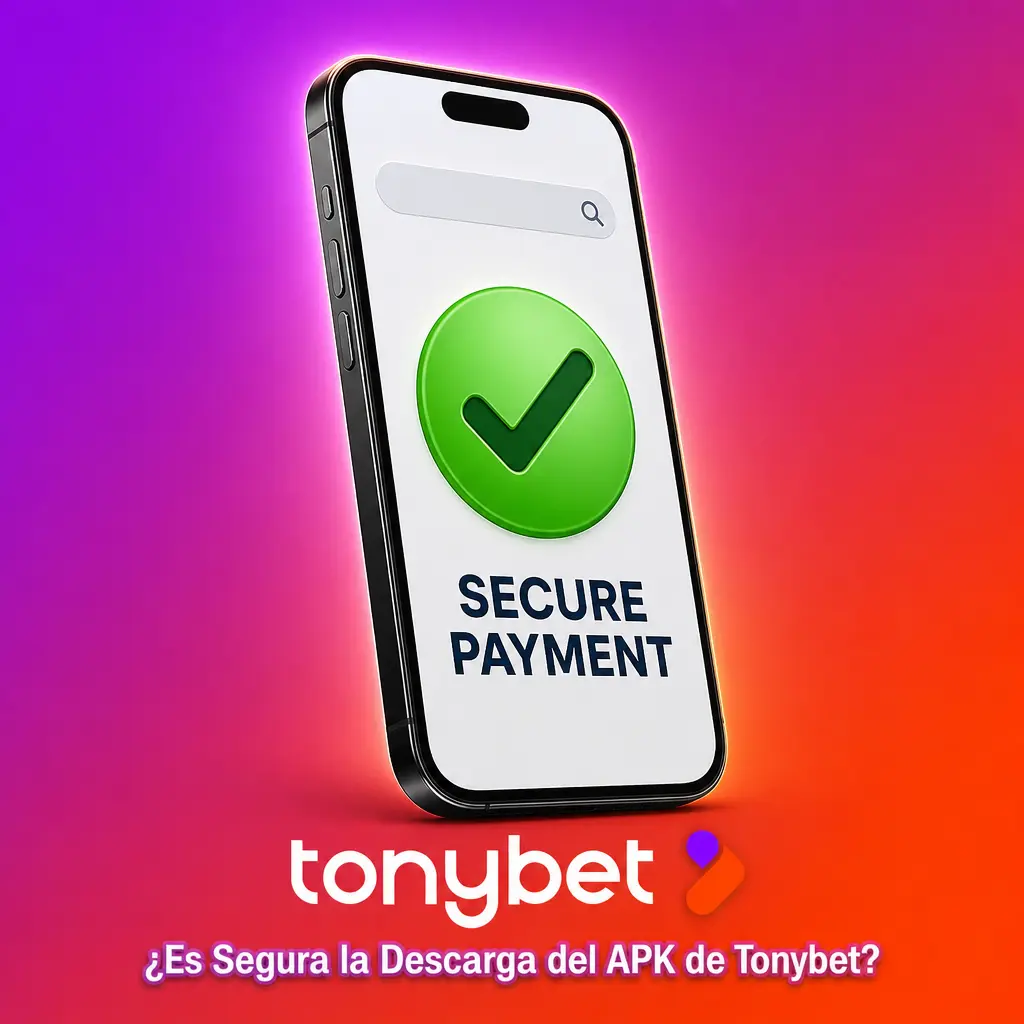 Descarga segura del APK de Tonybet con licencia de Curazao, SSL y encriptación de 128 bits para proteger tus datos.