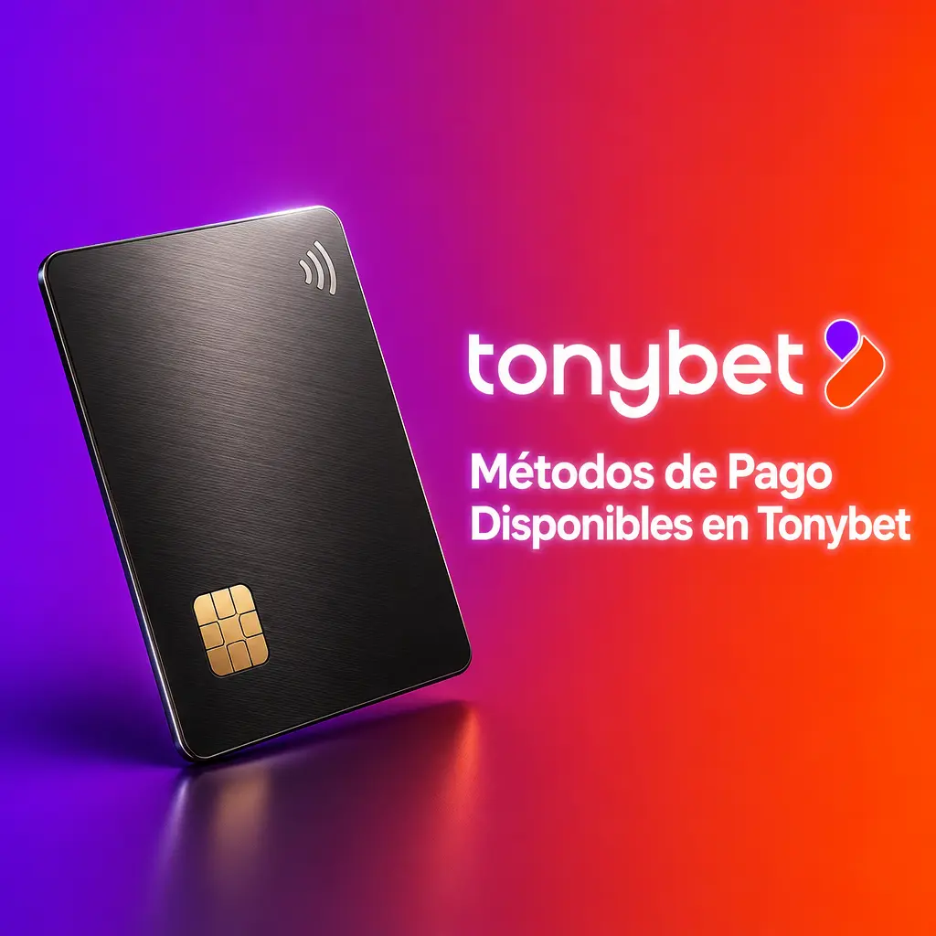 Tabla de métodos de pago en Tonybet Chile con montos mínimos de depósito y retiro por opción disponible.