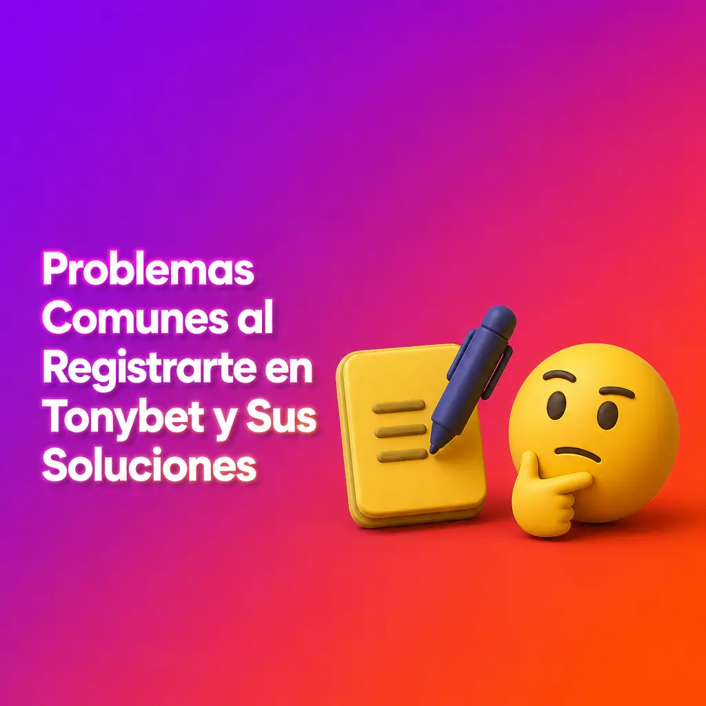 Soluciones a problemas comunes de registro en Tonybet: código SMS, RUT rechazado, correo no llega y contraseña inválida.