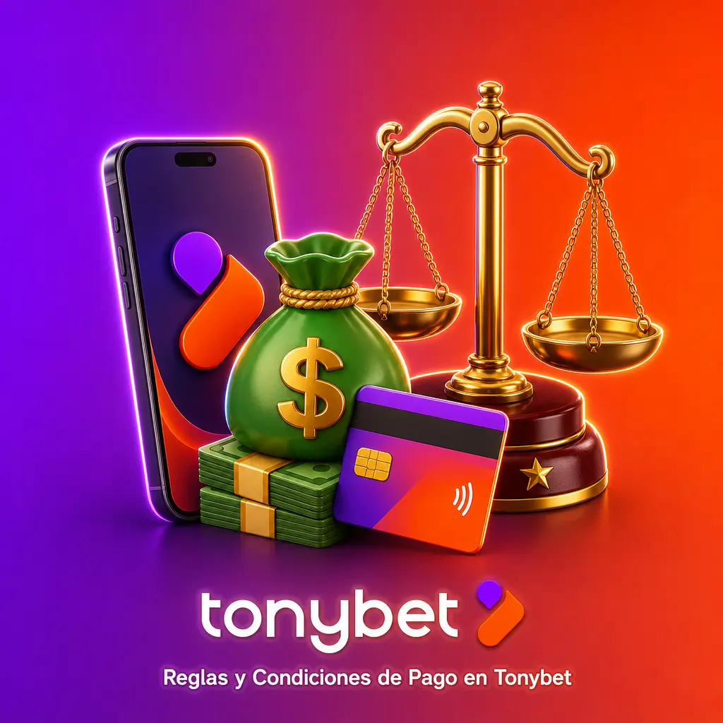 Reglas y condiciones de pago en Tonybet: verificación de identidad, mismo método de pago, límites diarios y rollover del bono.
