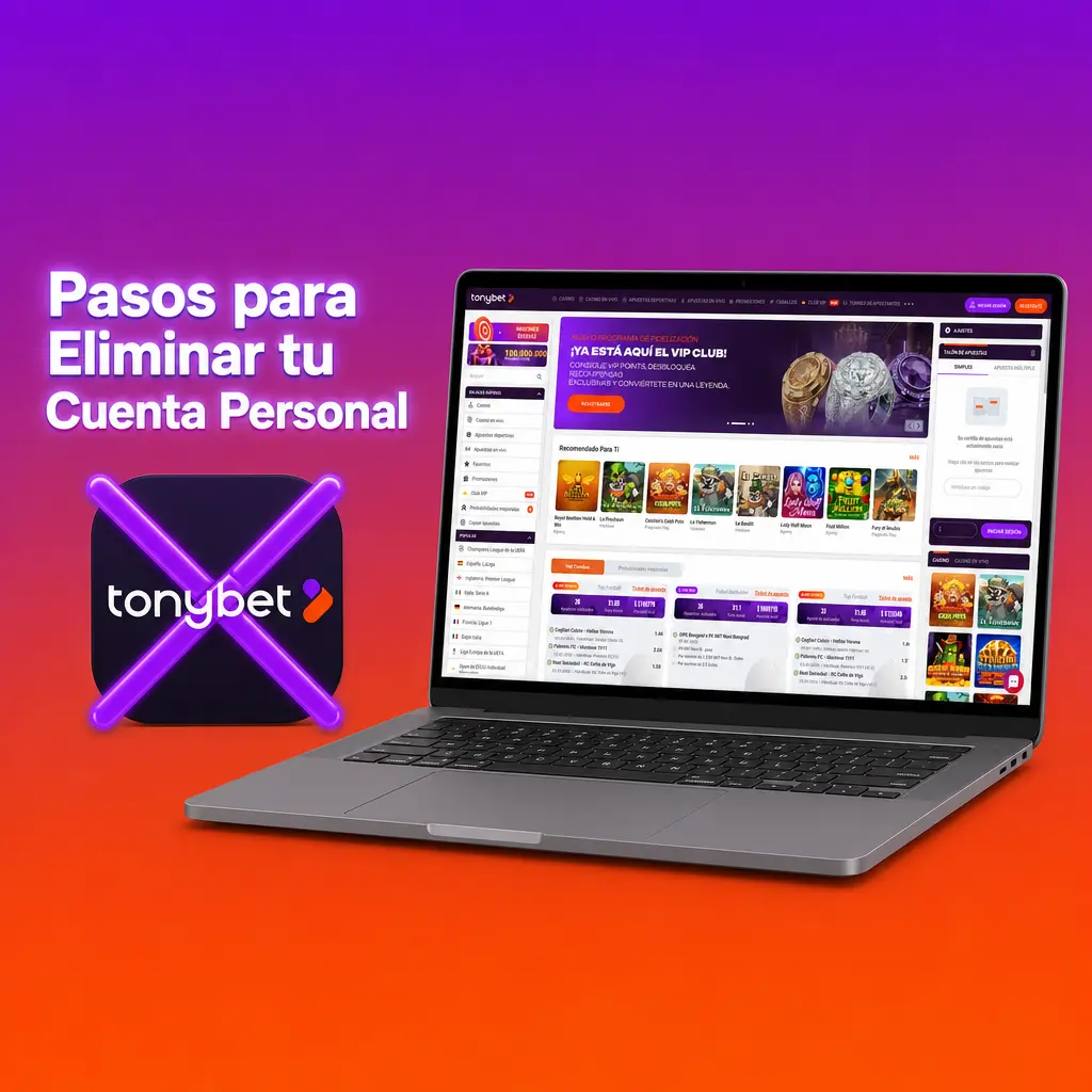 Pasos para eliminar tu cuenta personal: ingresa a Mi Perfil, selecciona Cerrar Cuenta y confirma por correo electrónico.