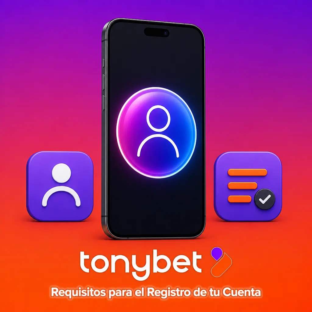 Requisitos para registrarte en Tonybet: edad mínima, cuenta única, datos verídicos y aceptación de términos y condiciones.